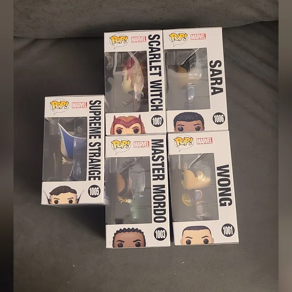 Set of 5 Funko Pop! Doctor Strange in the Multiverse of Madness Movie Marvel - Picture 3 of 6
